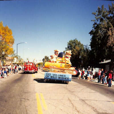 Lafayette Centennial Parade Library Float