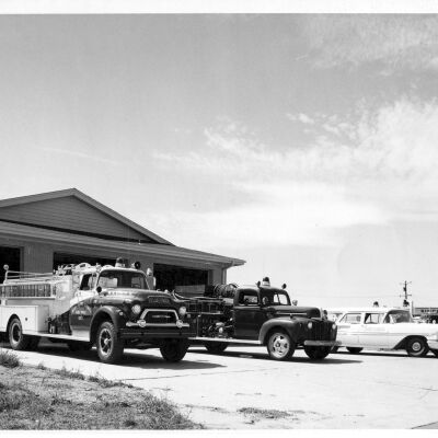 Firetrucks and Ambulance at the Broomfield Fire Station
