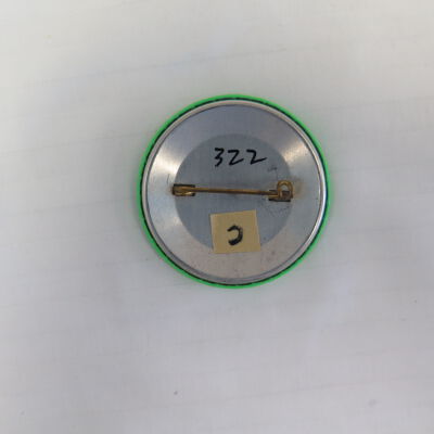 Back of button.: Origsize: 2.25" (dia); Origformat: Artifact