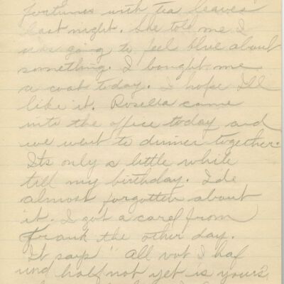 -Scanned as 300dpi jpeg by Tom Peyton as an access copy, 08/11/2015.  Pages cropped around edges and split by Tom Peyton, 8/27/2015.
-File renamed and uploaded to PastPerfect by Kevin Smith,08/03/2016

