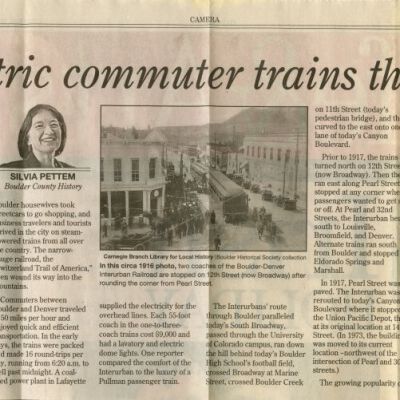 "Electric Commuter Trains Thrived" Clipping, 2007: Origformat: Other; Resolution: 1200dpi