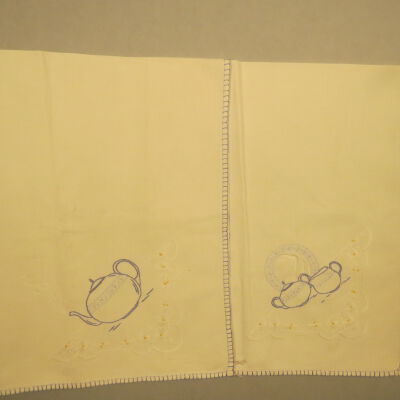 White Tablecloth with Embroidery