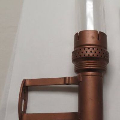 Side of lamp: Origsize: 10" (h) x 2" (w); Origformat: Artifact