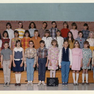 2017.18.6a - Emerald Elementary 6th grade class photograph, 1967: Origsize: 5" x 7"; Origformat: Print-Photographic; Resolution: 700dpi