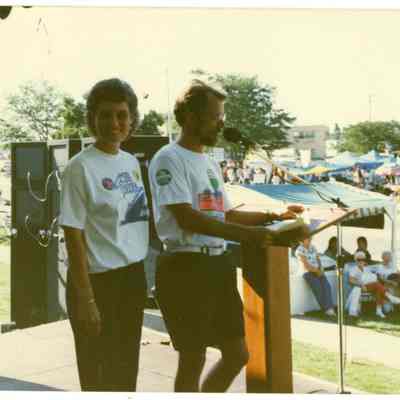 Nancy Wee and Bob Schulze at 1990 Broomfield Days
