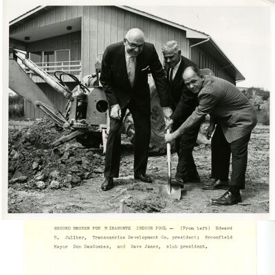 Ground Broken for M. Iramonte Indoor Pool