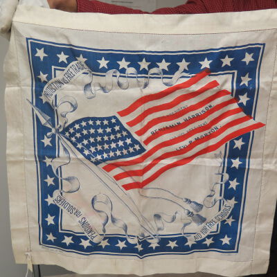 Benjamin Harrison Presidential Campaign Scarf