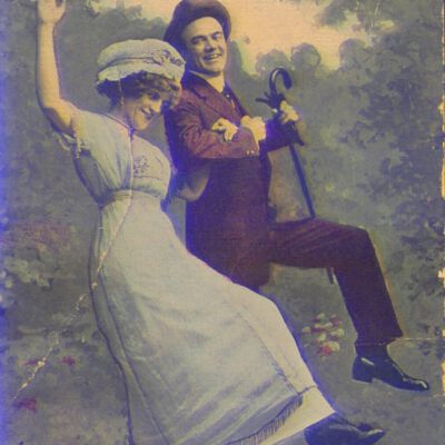 "Everybody's Happy in Broomfield" Postcard
