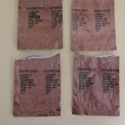 All 4 packets: Origsize: 4.75" (w) x 6" (l); Origformat: Artifact