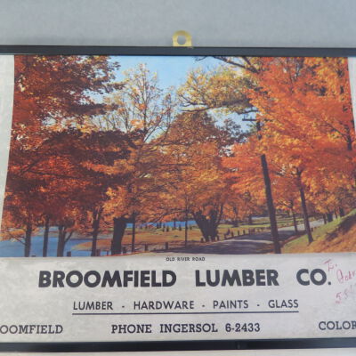 Broomfield Lumber Co. Calendar 1961