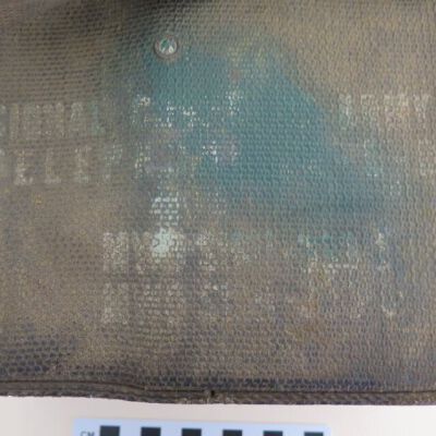 Close up of stamp on case: Origsize: 12.5" (h) x 8" (w); Origformat: Artifact