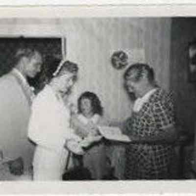 Gib and Ila Brunner at a special occasion