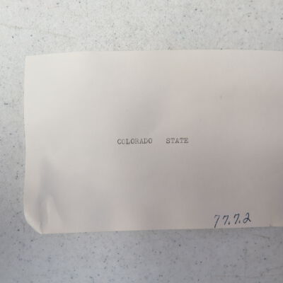 Card associated with flag.: Origformat: Artifact