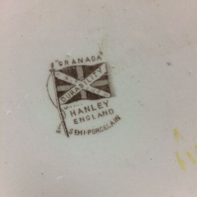 Makers mark on bottom of pitcher.: Origformat: Artifact
