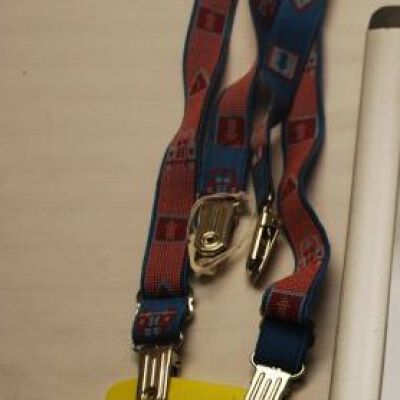 Suspenders: Origsize: 22" (h) x 3"(w); Origformat: Artifact