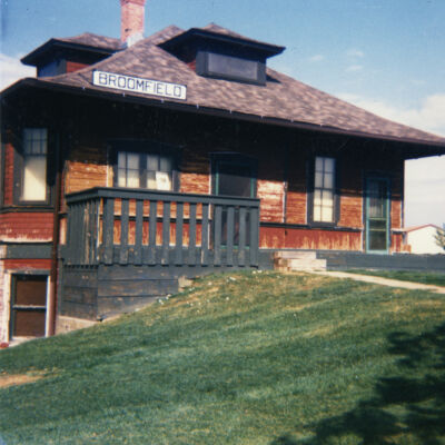 Painting of the Broomfield Depot Museum