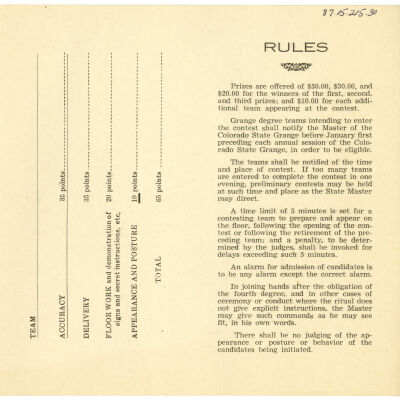 Scorecard