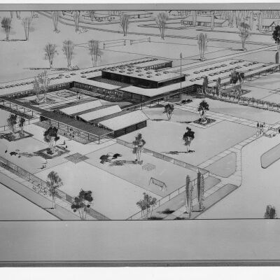 Rendering of the Emerald School