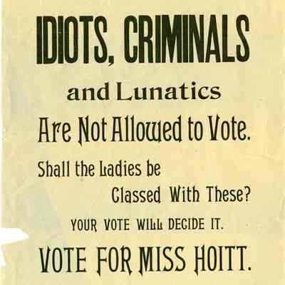 Vote for Miss Hoitt