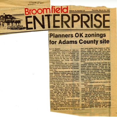 Planners OK zonings for Adams County Site