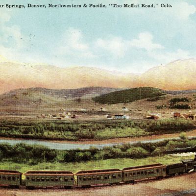 Postcard of Moffat Road of Denver, Northwestern & Pacific