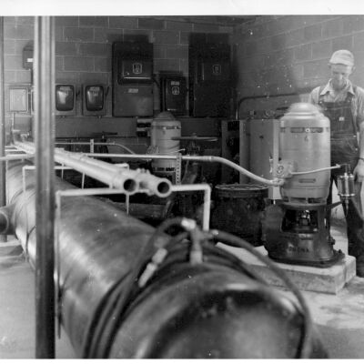 Interior of Pumping Plant