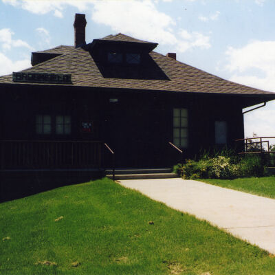 Front View of the Broomfield Depot Museum