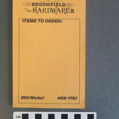 Company pocket notepad