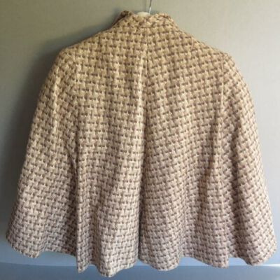 Back of cape: Origsize: 25" (l) x 30" (w); Origformat: Artifact