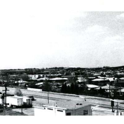 View of Broomfield from Coors elevator looking NW across 287