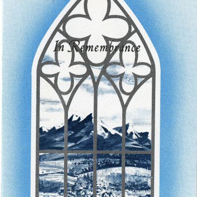 N. Elizabeth Brunner Funeral Card
