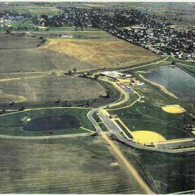 Aerial Photograph of a Baseball Field