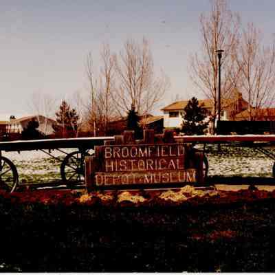 Depot museum sign