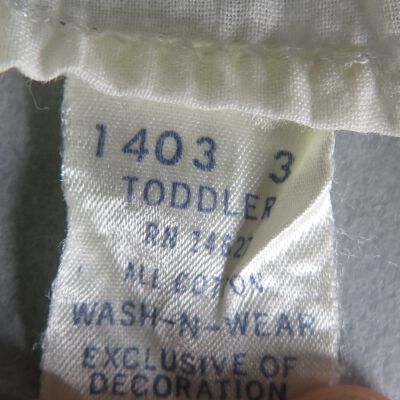 Tag on slip: Origsize: 8" (w) x 17" (l); Origformat: Artifact