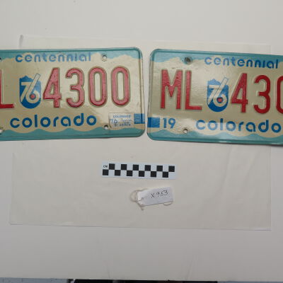 Plate, License