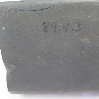 Number on bottom of match holder.: Origsize: 6" (h) x 6.25" (w) x; Origformat: Artifact