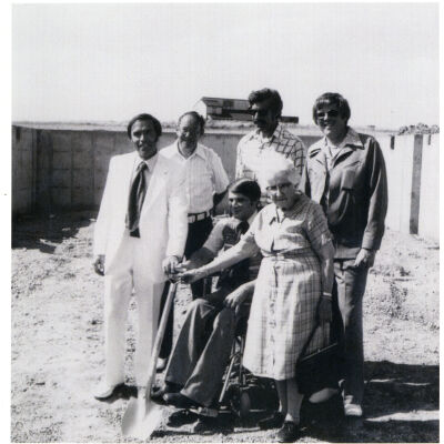 Copy Print of Broomfield Jaycees and Others at the Groundbreaking for the Broomfield Depot Museum's New Site