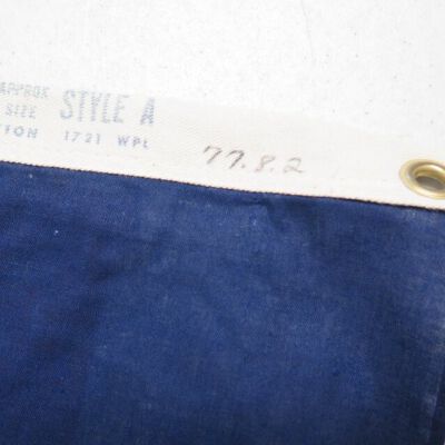 Close up of number on flag.: Origformat: Artifact