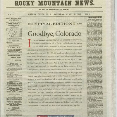 Rocky Mountain News, Feb. 27, 2009, Final Edition