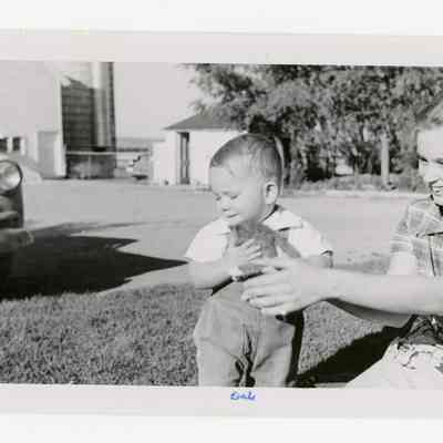 Dale Paul Brunner and his mother