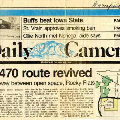 W-470 news in the Daily Camera