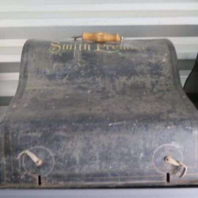 Typewriter case in off-site storage