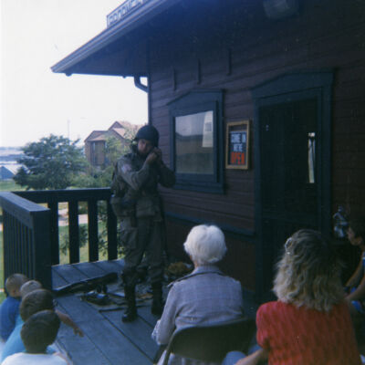Rob Barnes Presenting at the Broomfield Depot Museum