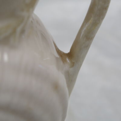 Damage on handle of pitcher.: Origsize: 3.5" (h) x 3.25" (w); Origformat: Artifact