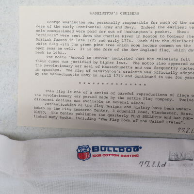 Broomfield Centennial-Bicentennial Commission Washington Cruiser Flag
