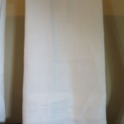 Towel hanging in bedroom.: Origformat: Artifact