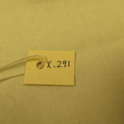 Close up of number on tag.: Origsize: 19" (w) x 25.5" (l); Origformat: Artifact