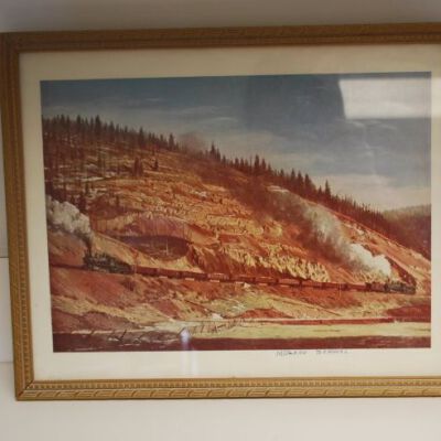 Front of picture in frame: Origsize: 12" (h) x 14.75 (w); Origformat: Artifact