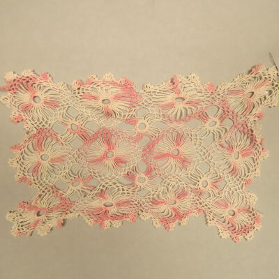 Doily c: Origsize: 6" (w) x 11" (l); Origformat: Artifact