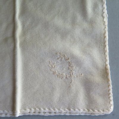 Detail of bedspread: Origsize: 24" (w) x 24" (l); Origformat: Artifact